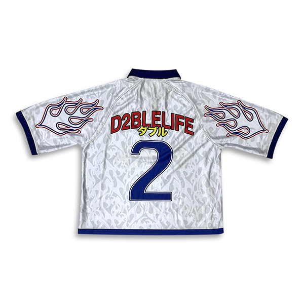 Custom Unique White Sportswear Fashion Soccer Jersey