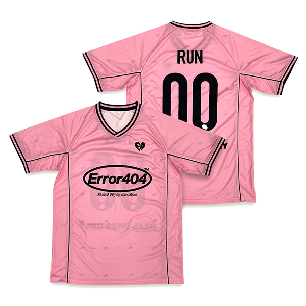 Custom Sublimation Embroidery Logo Pink Street Football Wear