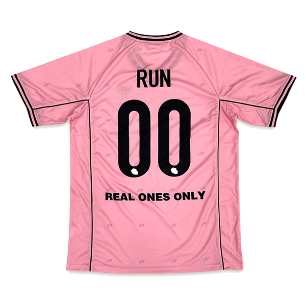 Custom Sublimation Embroidery Logo Pink Street Football Wear