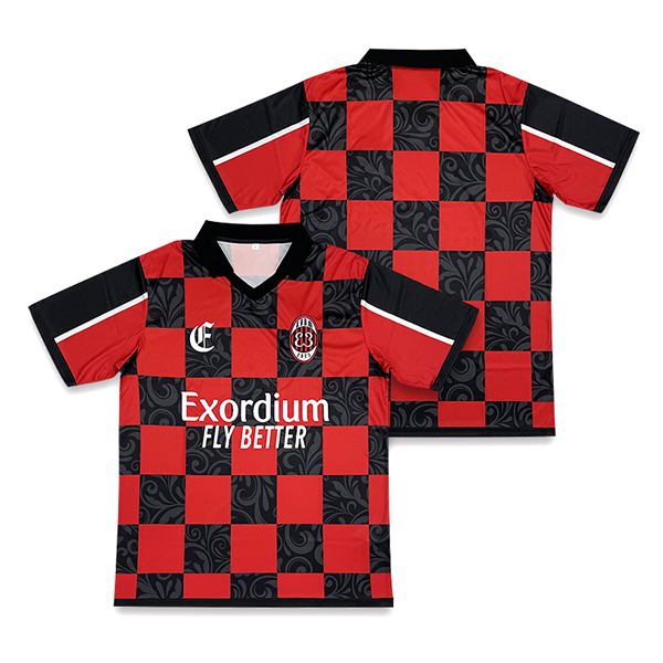 Sublimation Design Embroidery Screen-Printed Soccer Shirts
