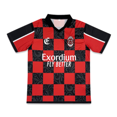 Sublimation Design Embroidery Screen-Printed Soccer Shirts