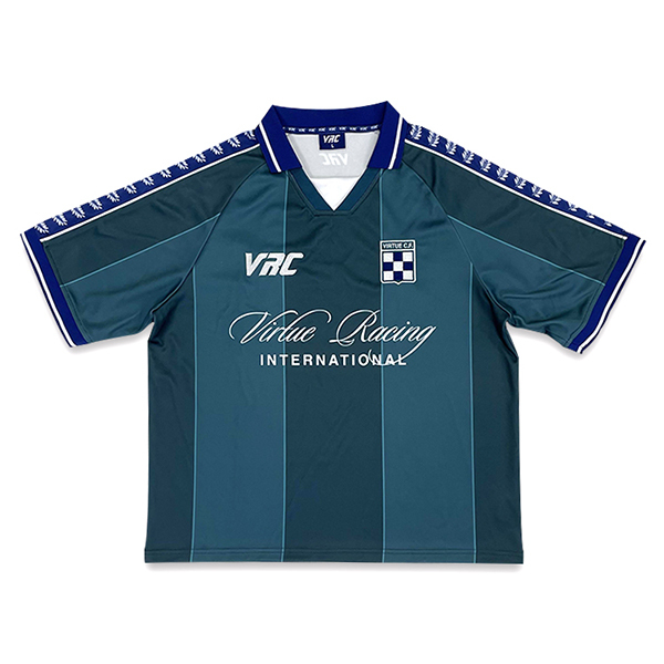 Sublimation Classic Striped Embroidery Football Shirts