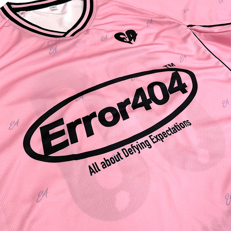 Custom Sublimation Embroidery Logo Pink Street Football Wear