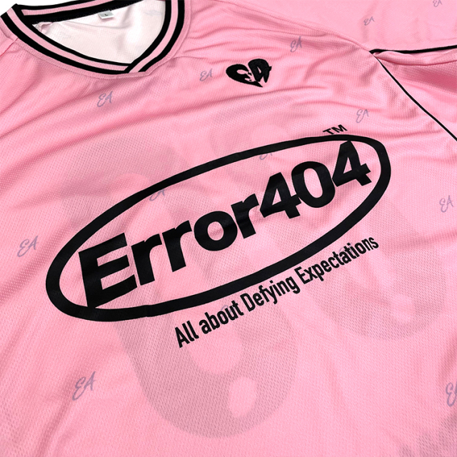 Custom Sublimation Embroidery Logo Pink Street Football Wear