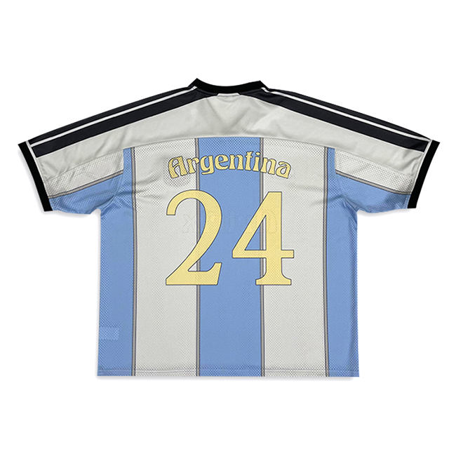 Embroidery Classic Design Mesh Oversized Football Jersey
