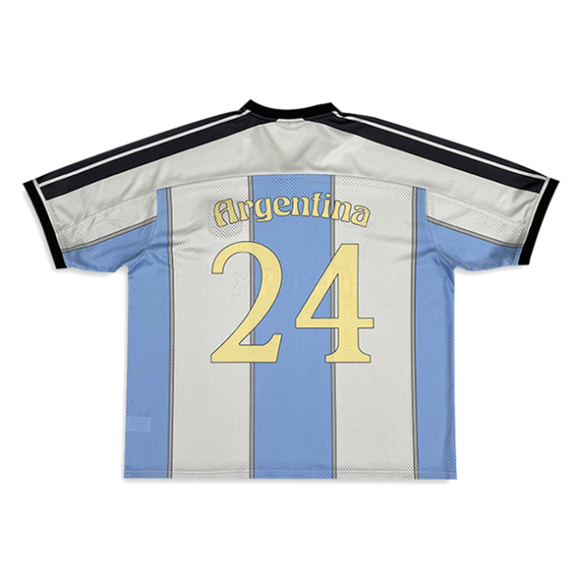 Embroidery Classic Design Mesh Oversized Football Jersey