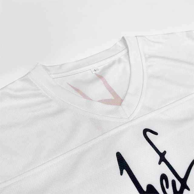 Sublimation Design White Fans American Football Shirts