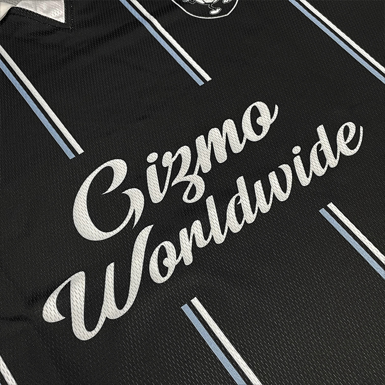 Sublimation Black Retro Design Football Shirts