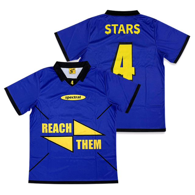 Custom Design Soccer Shirts Sublimation Embroidery Football Jersey