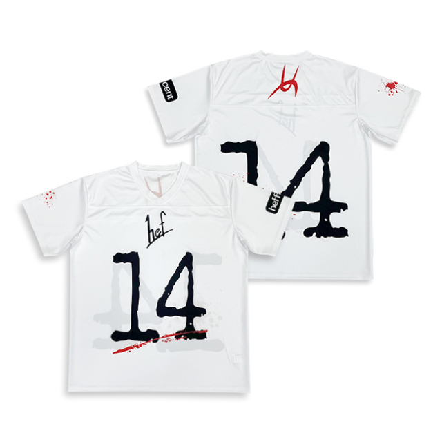 Sublimation Design White Fans American Football Shirts
