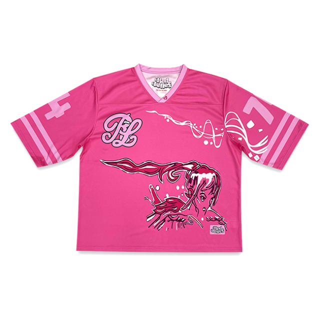 Sublimation Mesh American Boxy Fit Football Shirts