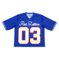 Custom Boxy Fit Mesh Fans American Football Jersey
