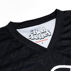 Custom Classic Design Black Boxy Fit Football Shirts