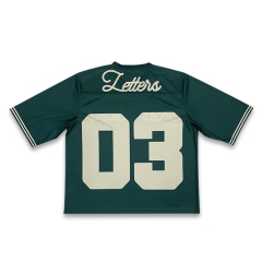 Custom Design Sublimation Green Boxy Cropped Football Shirts