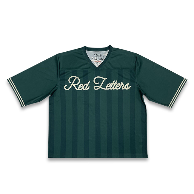 Custom Design Sublimation Green Boxy Cropped Football Shirts