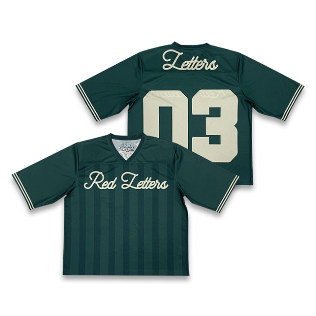 Custom Design Sublimation Green Boxy Cropped Football Shirts