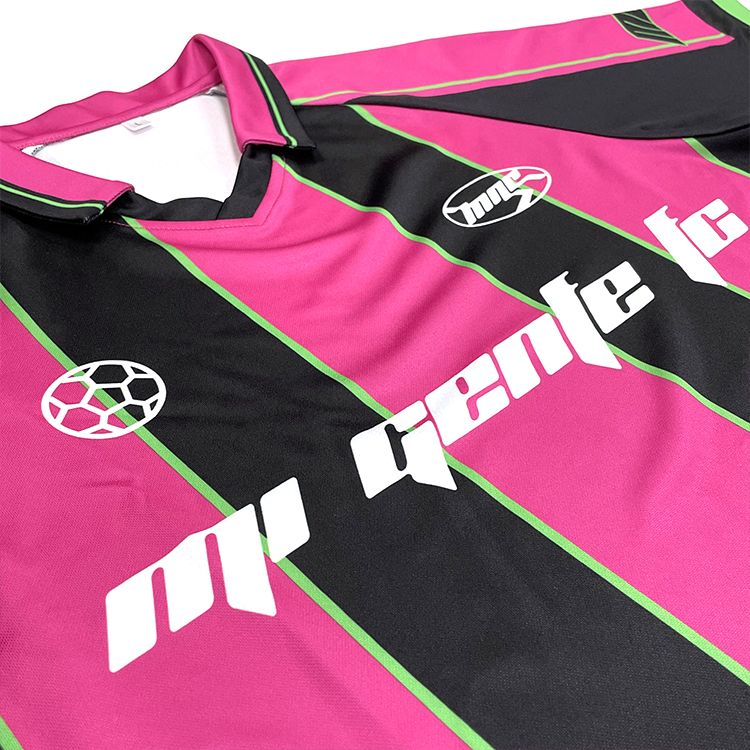 Custom Design Striped Sublimation Retro Football Jersey