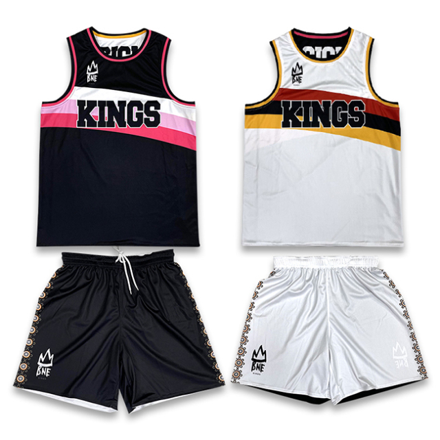 Double Sided Reversible Sublimation Basketball Uniform