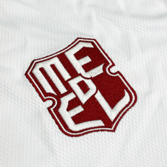 Withe Sublimation Design Embroidery Soccer Jersey