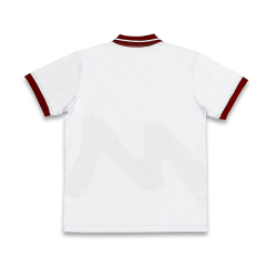 Withe Sublimation Design Embroidery Soccer Jersey