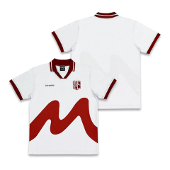 Withe Sublimation Design Embroidery Soccer Jersey