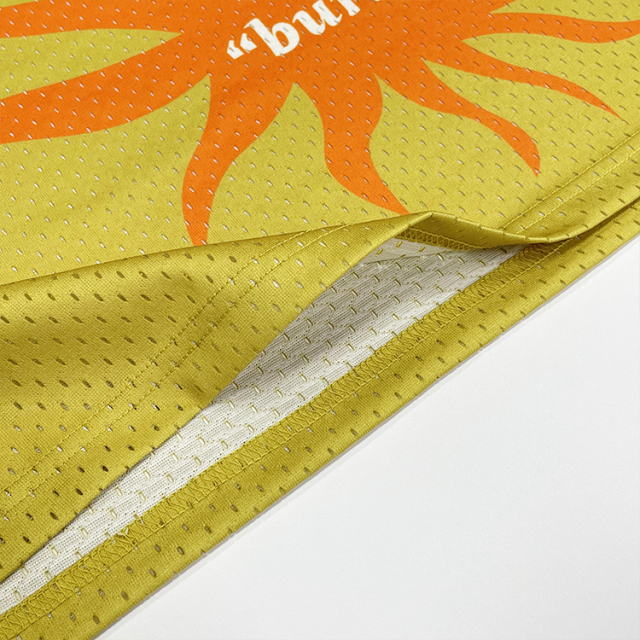 Sublimation Puff Logo Design Mesh Oversized Fans American Football Shirts