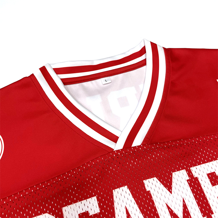 Custom Sublimation Printing Design Classic Mesh Boxy Fit Football Shirts