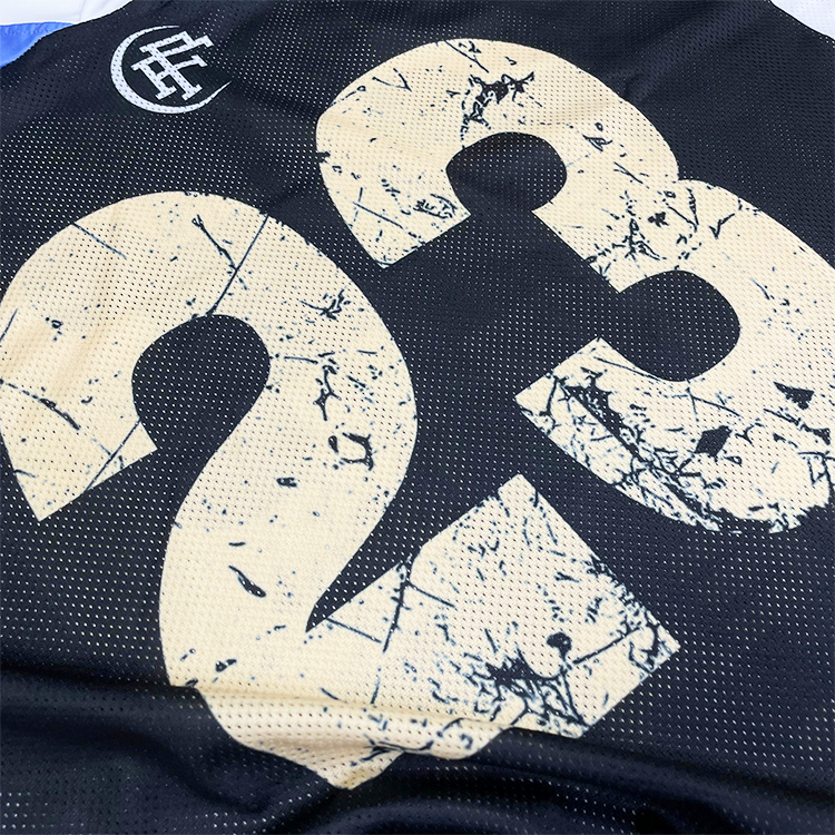 Custom Design Mesh Boxy Fit Sublimation Football Jersey