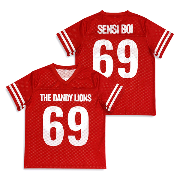 Classic Red Design Sublimation Fans American Football Jersey