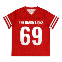 Classic Red Design Sublimation Fans American Football Jersey