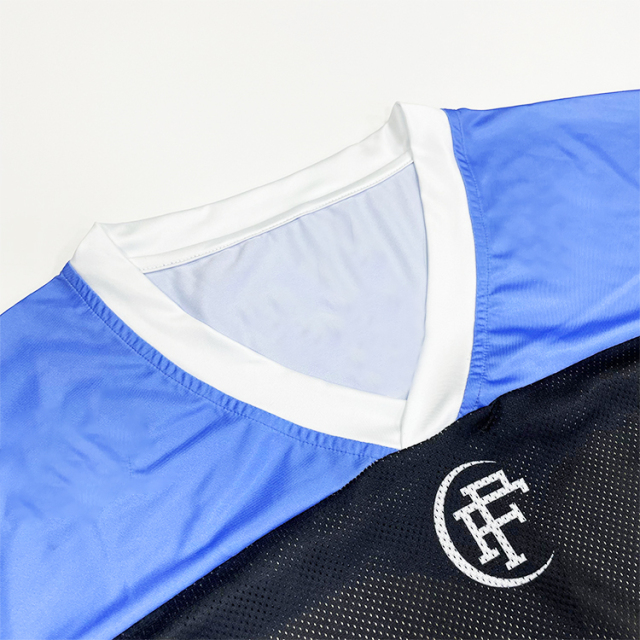 Custom Design Mesh Boxy Fit Sublimation Football Jersey