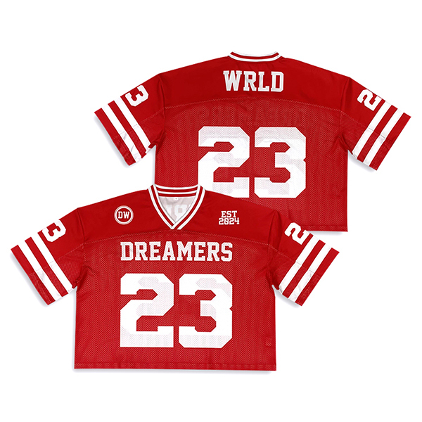 Custom Sublimation Printing Design Classic Mesh Boxy Fit Football Shirts
