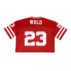 Custom Sublimation Printing Design Classic Mesh Boxy Fit Football Shirts