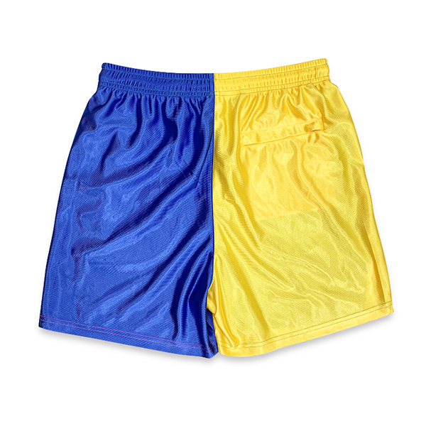 Custom Embroidery Two Tone Design Basketball Shorts