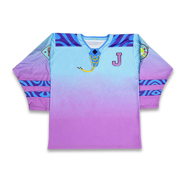 Sublimation Design Embroidery Logo Fashion Ice Hockey Jersey