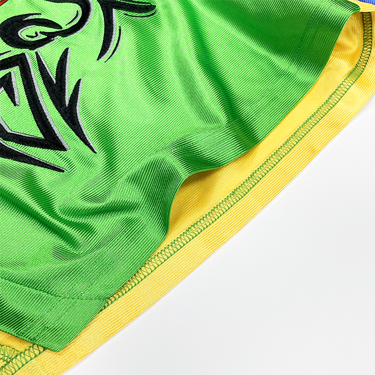 Custom Embroidery Two Tone Design Basketball Shorts