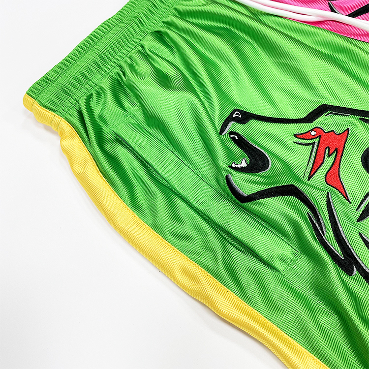Custom Embroidery Two Tone Design Basketball Shorts