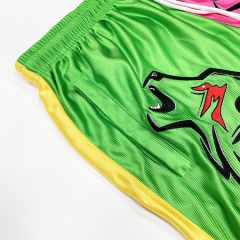 Custom Embroidery Two Tone Design Basketball Shorts
