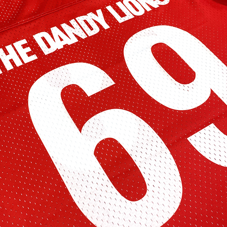 Classic Red Design Sublimation Fans American Football Jersey