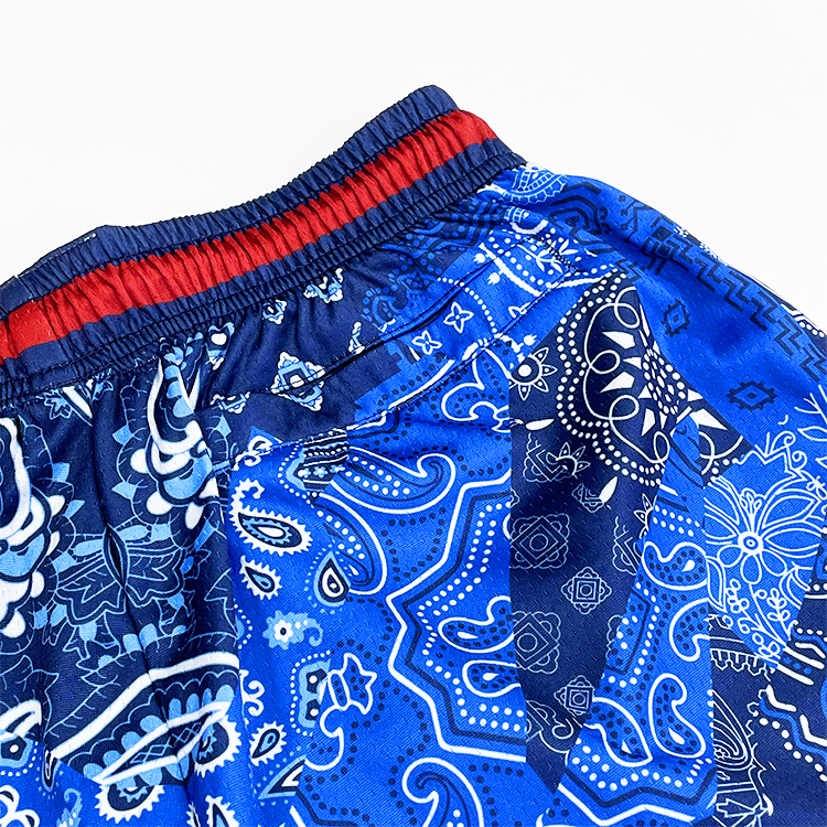 Custom Mesh Design Sublimation Printing Basketball Shorts