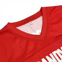Classic Red Design Sublimation Fans American Football Jersey