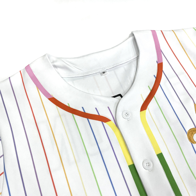 Sublimation Design Embroidery High Quality Baseball Jersey