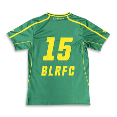 Sublimation Cut and Sew Design Green Soccer Shirts