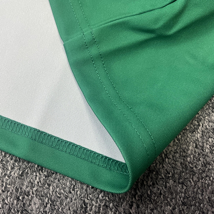 Sublimation Cut and Sew Design Green Soccer Shirts