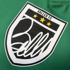 Sublimation Cut and Sew Design Green Soccer Shirts