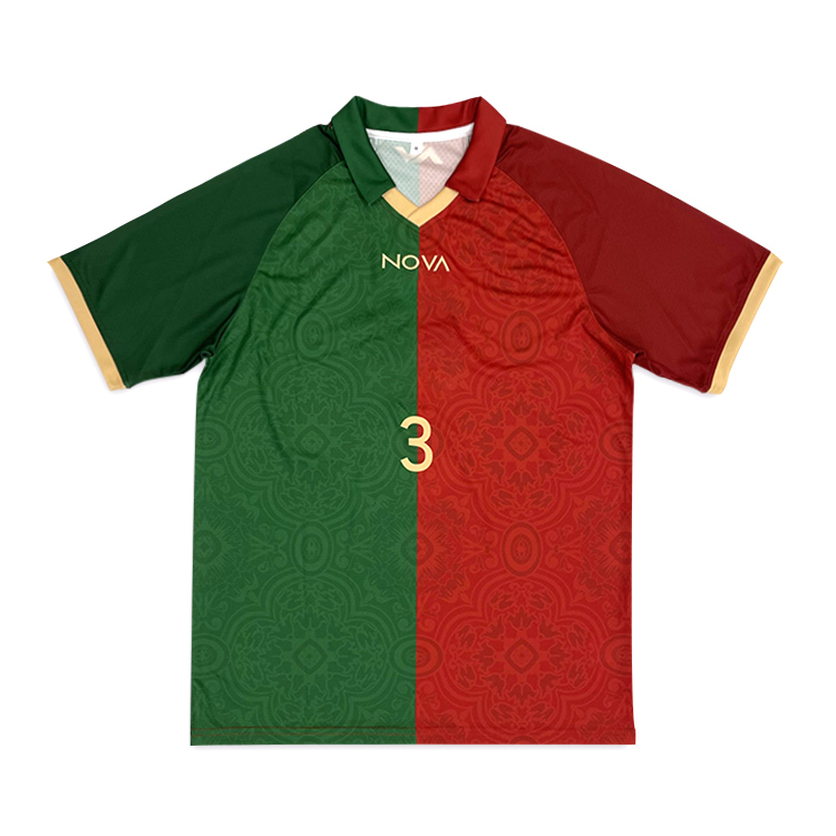 Customized Two-Color Design Embroidered Football Jersey