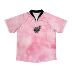 Pink Soccer Shirts Custom Design Sublimation Embroidery Football Jersey