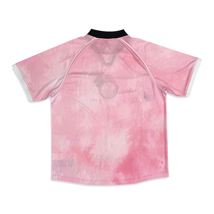 Pink Soccer Shirts Custom Design Sublimation Embroidery Football Jersey