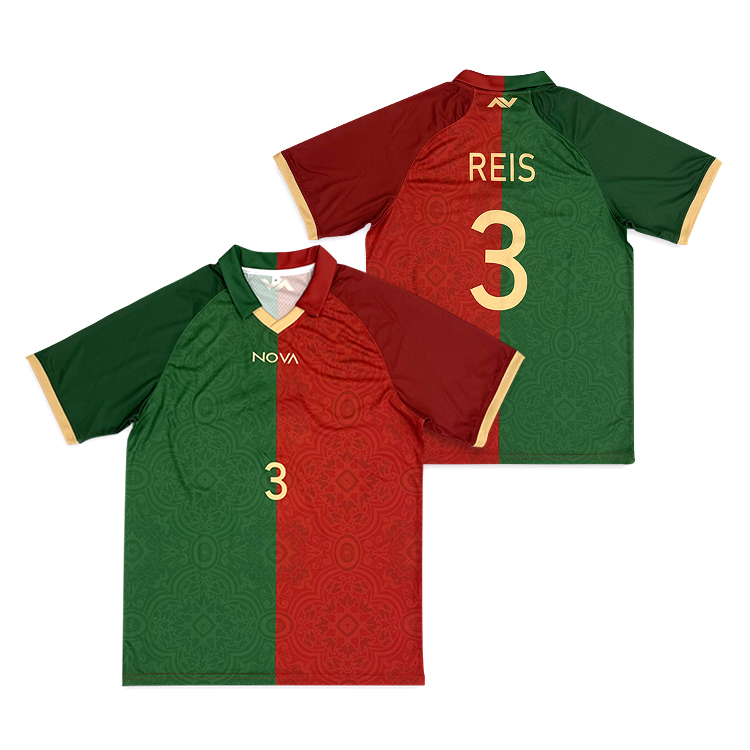 Customized Two-Color Design Embroidered Football Jersey
