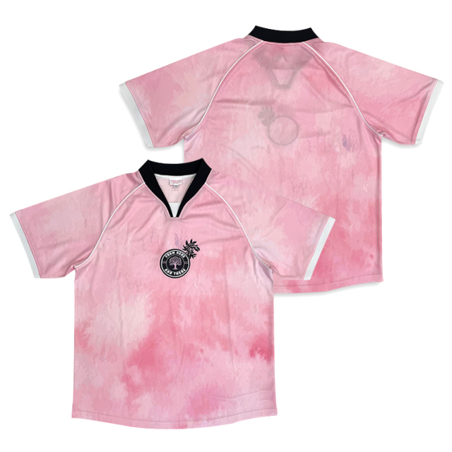 Pink Soccer Shirts Custom Design Sublimation Embroidery Football Jersey